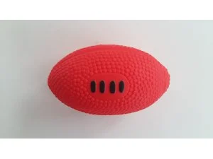 HRAČKY SALAČ Míček RUGBY - červený VINYL