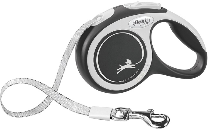 Flexi New Comfort XS vodítko pásek 3m/8kg černá