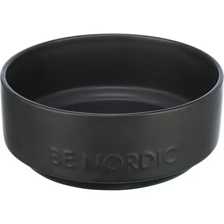 BE NORDIC keramická miska, 1.2l / 18 cm, černá 1 ks