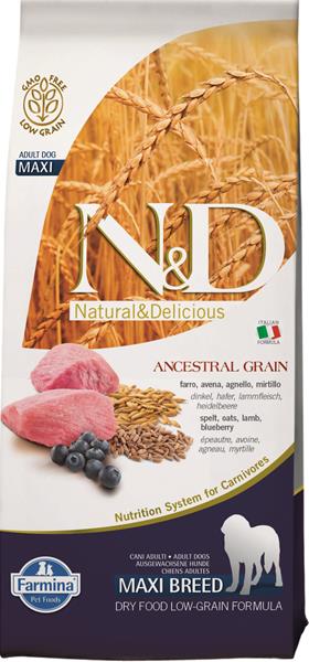 N&D LG DOG Adult M/L Lamb & Blueberry 12 kg 