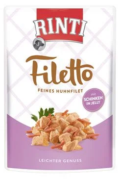 Rinti Dog Filetto kapsa kuře+šunka v želé 100 g