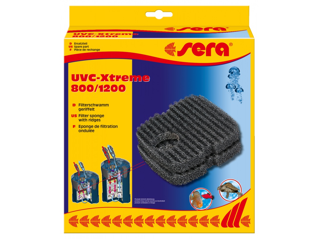 sera GmbH sera filtrační molitany žebrované pro UVC Xtreme 800 a 1200 2 ks