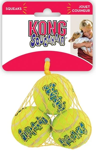 Hračka tenis Air dog Míč malý Kong, extra small  3 ks