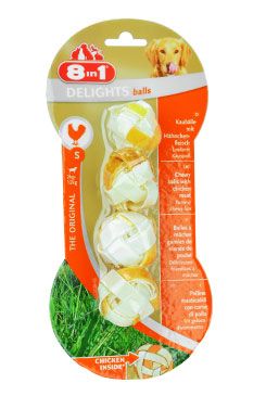 Koule 8in1 Delights žvýkací XS 4 ks