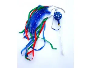 HRAČKY SALAČ kočky - Škádlítko s chrastící kuličkou