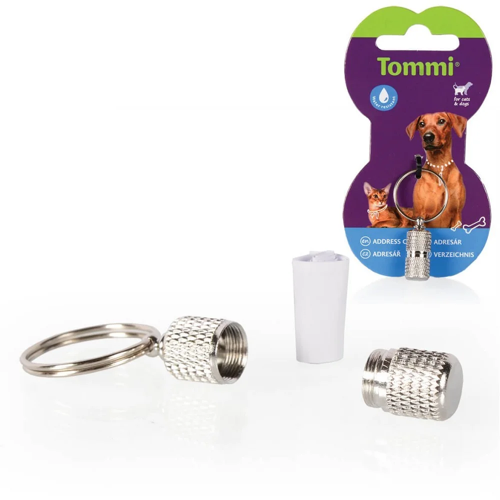 Kovový adresář stříbrný 2,5cm