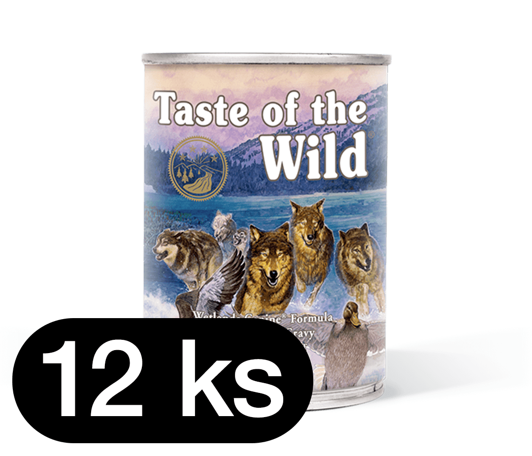 Taste of the Wild Taste of the wild Wetlands Can Dog 12x390 g