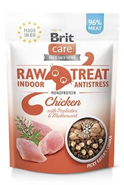 Brit Raw Treat Cat Indoor&Antistress, Chicken 40 g