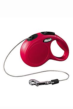 Vodítko FLEXI Classic NEW lanko 3 m/ 8 kg červená
