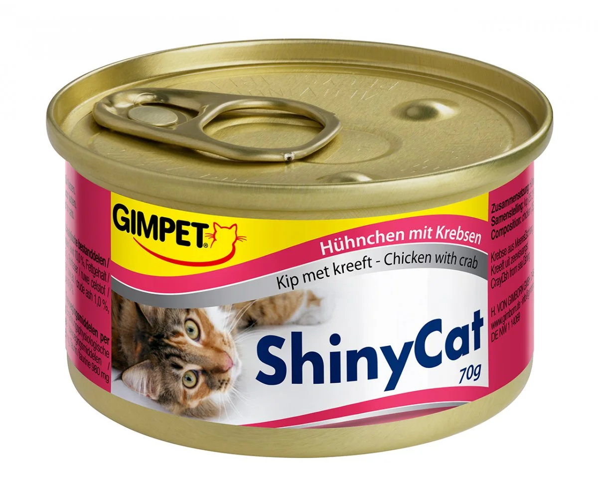 Gimpet ShinyCat kuře+krab 70g