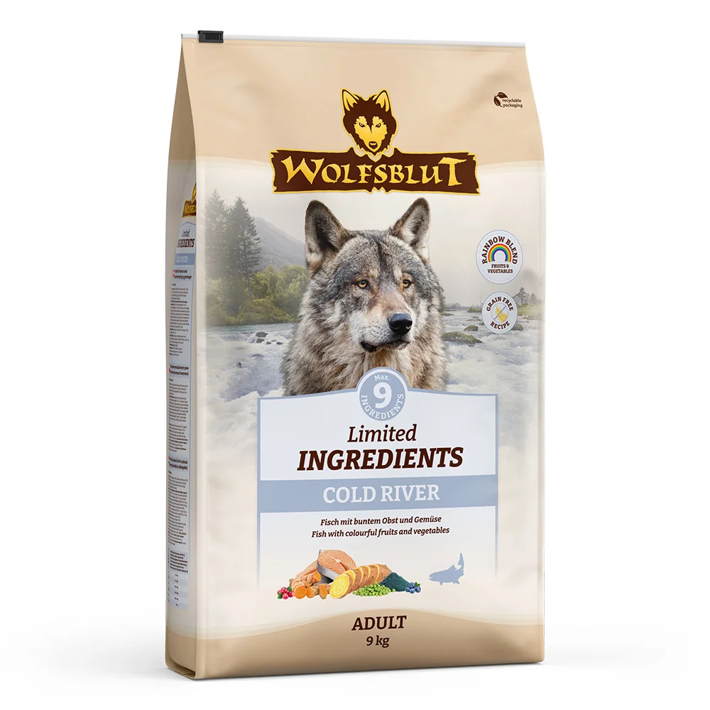 Wolfsblut Limited Ingredients Cold River adult 9kg - pstruh s batáty