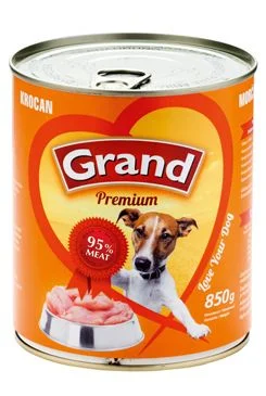 GRAND konz. pes krocaní 850 g