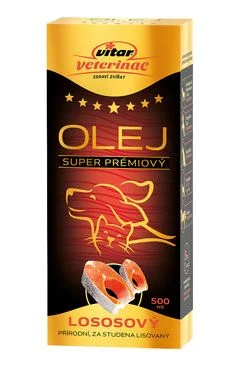 VITAR Veterinae Lososový olej 500ml 5x VITAR Veterinae Lososový olej 500ml 5x