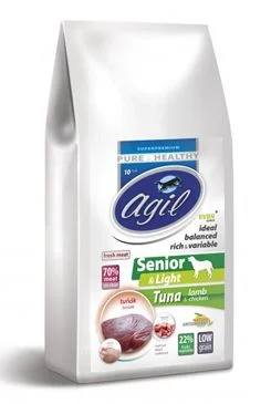 AGIL SENIOR & LIGHT, TUNA & lamb & chicken 10kg