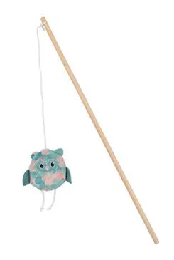 Hračka kočka udice ETHICAT LEAF pyramida catnip Zolux