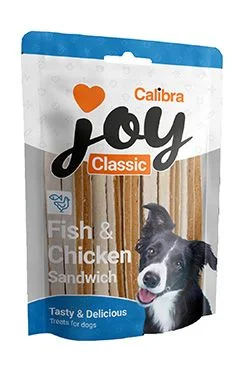 Calibra Joy Dog Classic Fish&Chicken Sandwich  NEW 250g