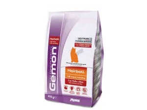 GEMON Cat Hairball kuře/rýže 400g