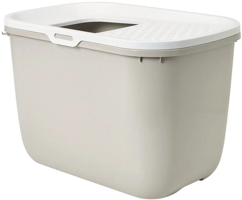 Savic Hop In toaleta pro kočky s horním vstupem béžová 59x39x38cm