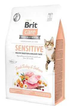 Brit Care Cat GF Sensit. Heal.Digest&Delic.Taste 0,4 kg