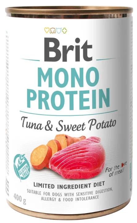 Konzerva BRIT Mono Protein Tuna & Sweet Potato 400 g