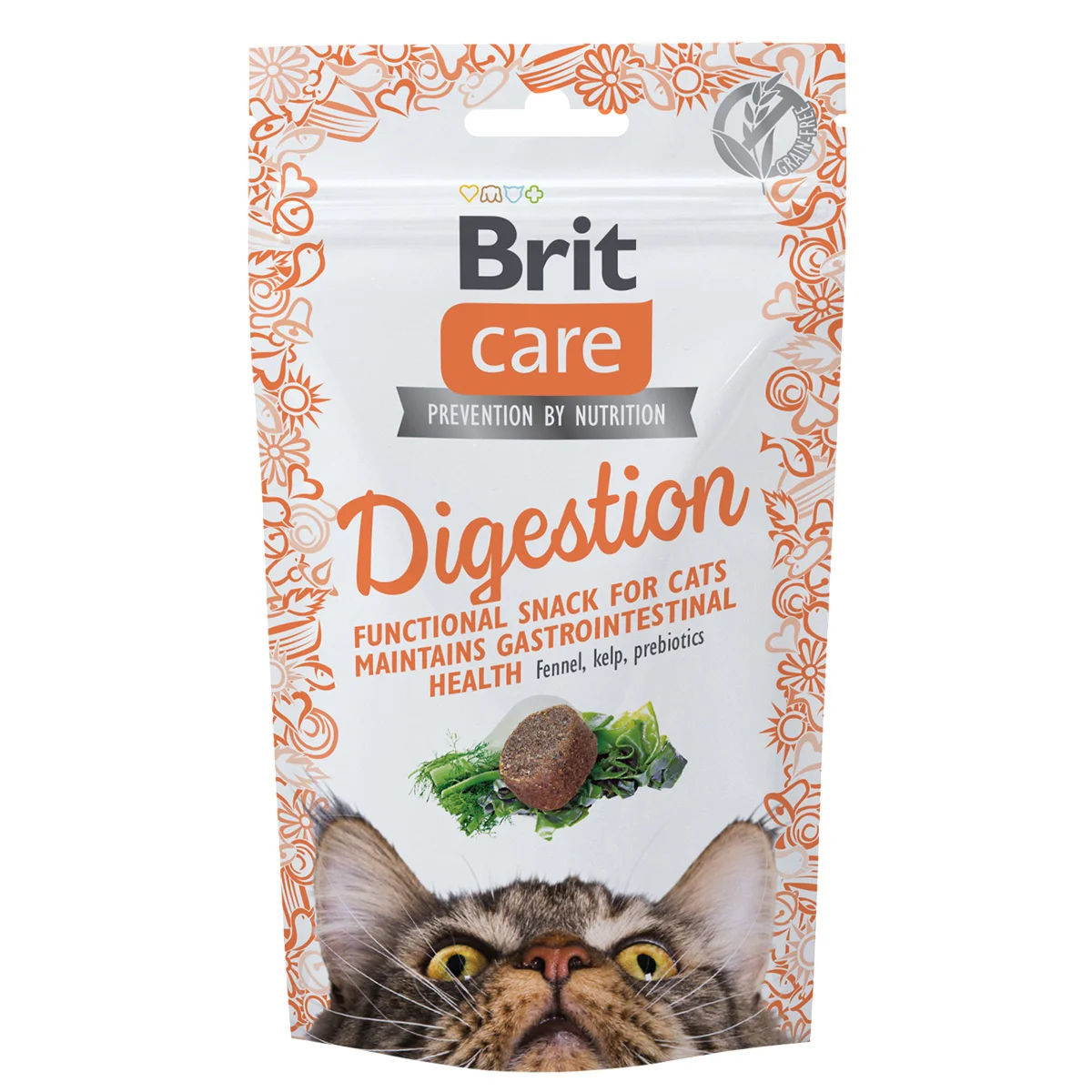 BRIT Care Cat Snack Digestion 50 g