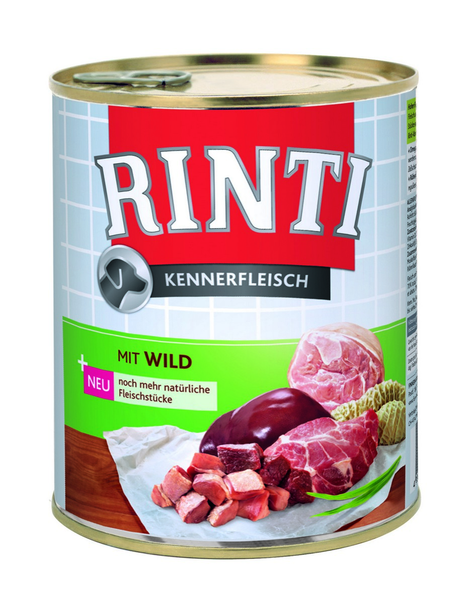Rinti Dog Kennerfleisch konzerva zvěřina 800g