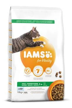 IAMS for Vitality Adult Cat Food with Ocean Fish 10 kg