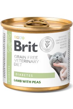 Brit VD Cat GF konz. Diabetes 200 g