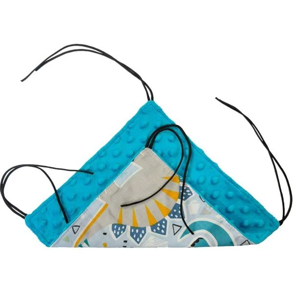 Samohýl Exclusive Pelech dr.savec závěsný S, dinosauři, tyrkysová minky 23x23cm