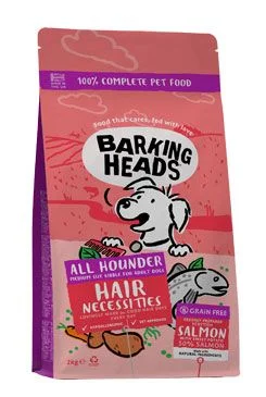 Pet Food (UK) Ltd BARKING HEADS All Hounder Hair Necessities Salmon 2kg