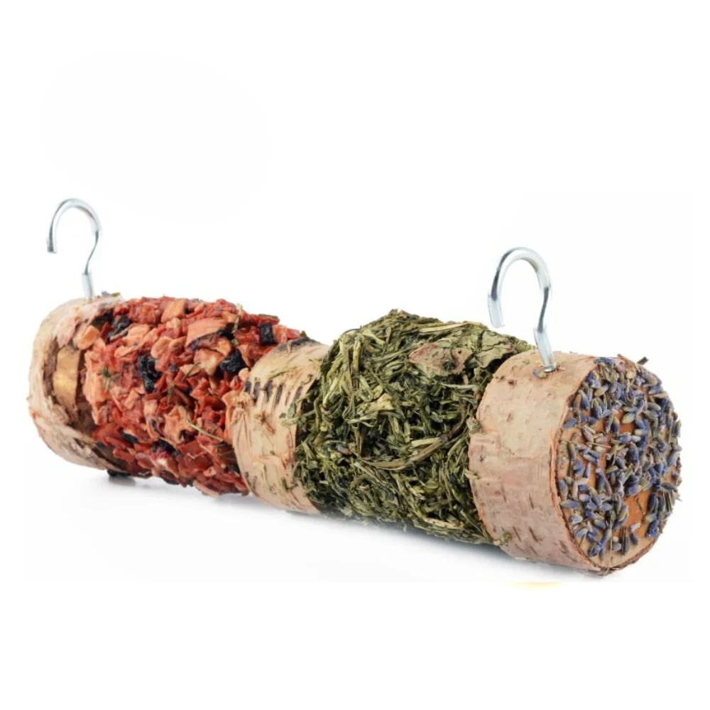 HamStake Březové krmítko s bylinkami a zeleninou 20 cm