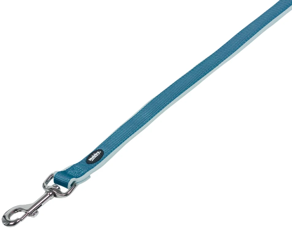 Nobby CLASSIC PRENO vodítko neoprén M/L 120cm světle modrá