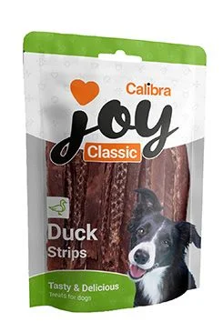 Calibra Joy Dog Classic Duck Strips 250g NEW