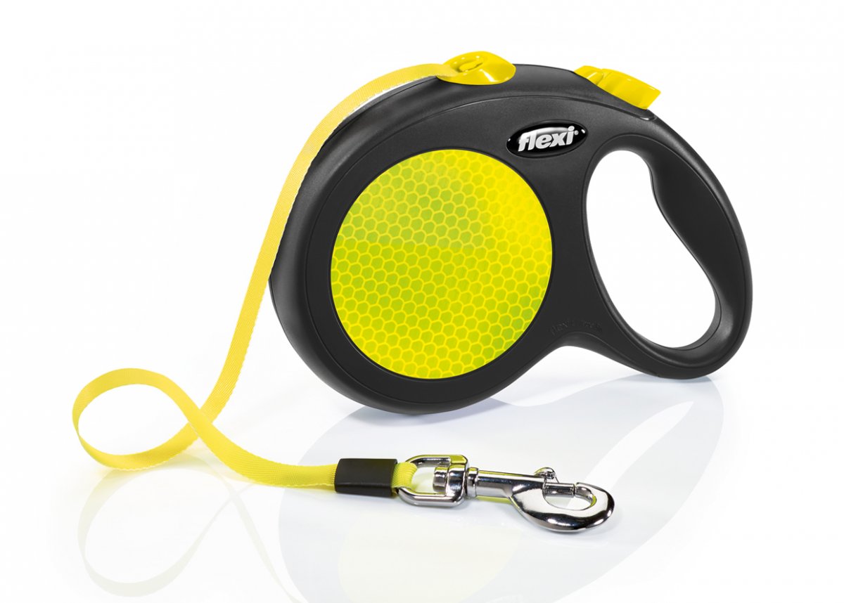 Flexi.de Vodítko Flexi NEON Classic M pásek 5m (max 25kg)
