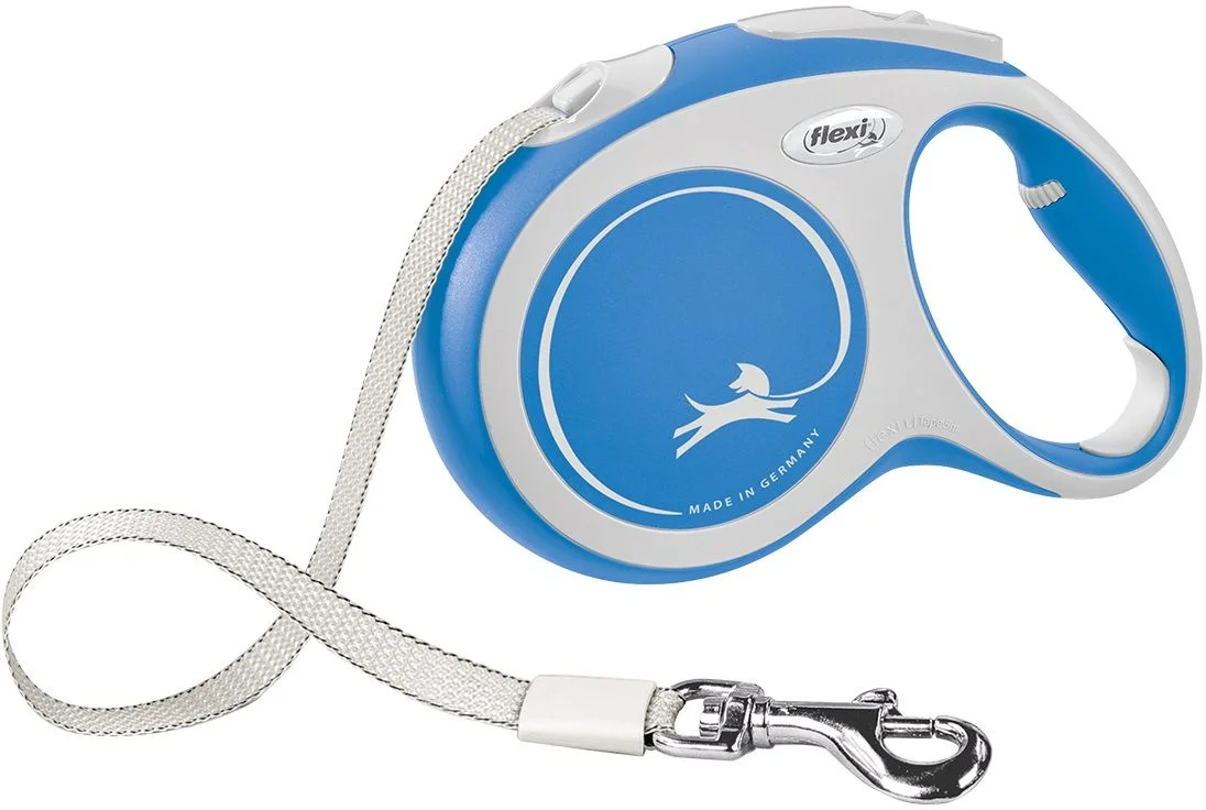 Vodítko FLEXI Comfort L pásek 5m/60kg modrá NEW