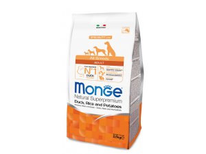 MONGE Dog Kachna, rýže, brambory 26/16 2,5kg