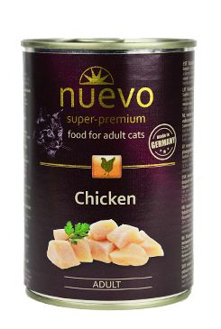 Nuevo kočka adult Kuře konz. 400 g