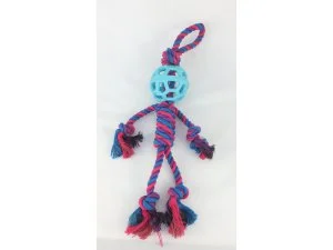 HRAČKY SALAČ Přetahovadlo MODRÝ děrovaný míč 50 cm