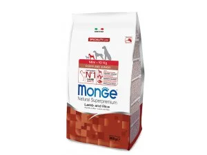 MONGE Dog Mini Puppy & Junior Jehně, rýže 2,5kg