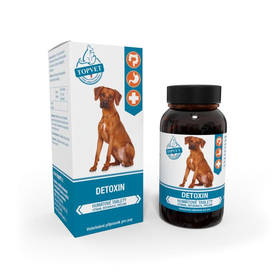 Detoxin humátové tablety TOPVET 90tbl 90tbl.