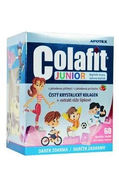 COLAFIT Junior s jahodovou příchutí 60 kostiček