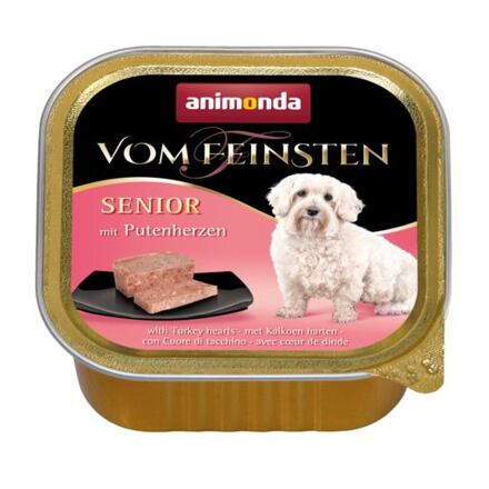 Animonda Vom Feinsten Paštika Senior 150g - Krůtí srdíčka