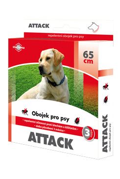 ATTACK Antiparazitární obojek pro psy 65 cm