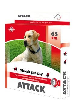 Attack obojok antiparazitárne 65cm pes