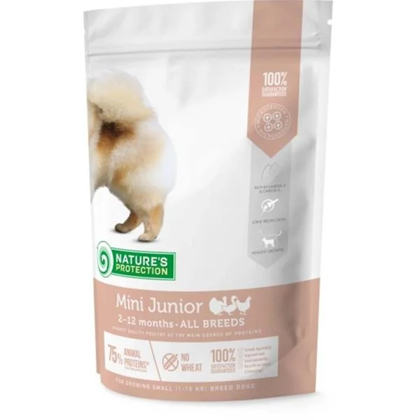 Nature's Protection Dog Dry Junior Mini 500 g