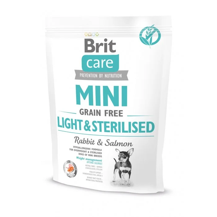 BRIT Care Dog Mini Grain Free Light & Sterilised 400 g
