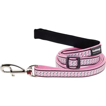 Vodítko RD 12 mm x 1,8 m - Bones Rfx - Sv.Růžová