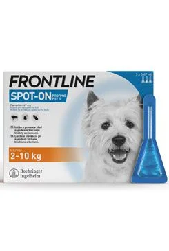 Frontline Spot On Dog 2-10kg pipeta 3x0.67ml