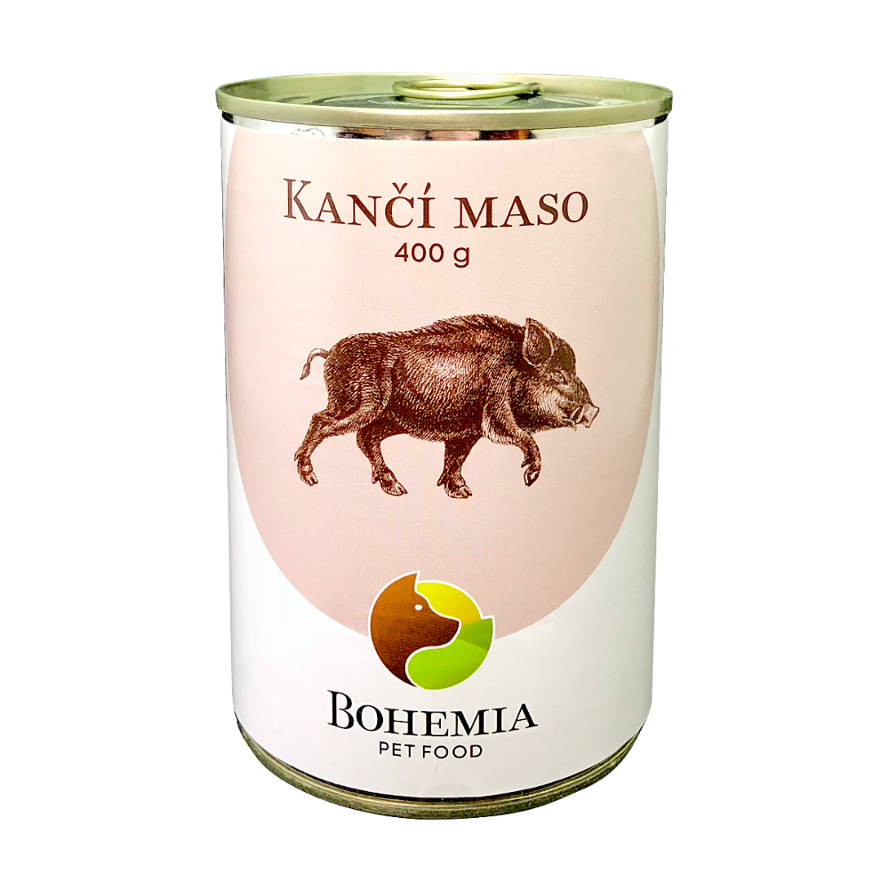 Bohemia Pet Food BOHEMIA Kančí maso ve vlastní šťávě 400 g