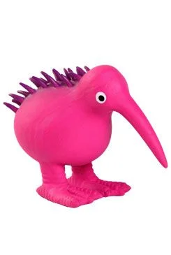 Hračka pes WHISTLE latex, pískací 13,5cm KW růžová